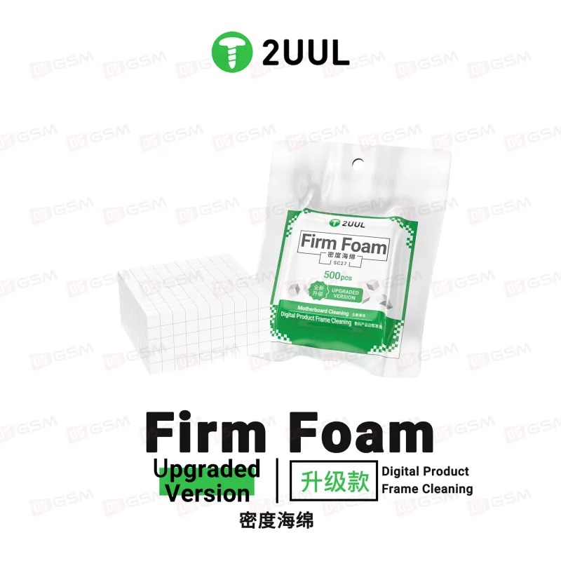Спонжики для чистки платы 2UUL SC27 Firm Foam (Мини-губки; квадратные; упаковка; 500 штук) фото в интернет-магазине 05gsm.ru