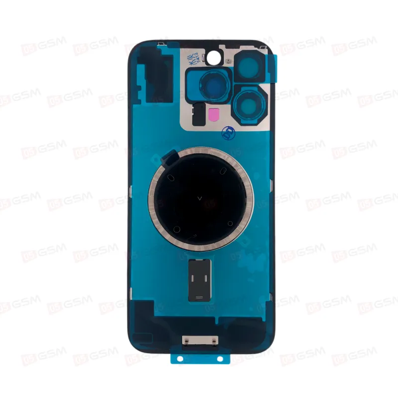 Крышка iPhone 16 Pro Max со стеклами и магнитами (White titanium/Белый; оригинал; монолит) фото в интернет-магазине 05gsm.ru