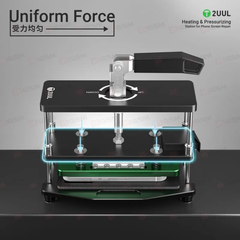 Пресс для телефона с подогревом 2UUL DA05 фото в интернет-магазине 05gsm.ru