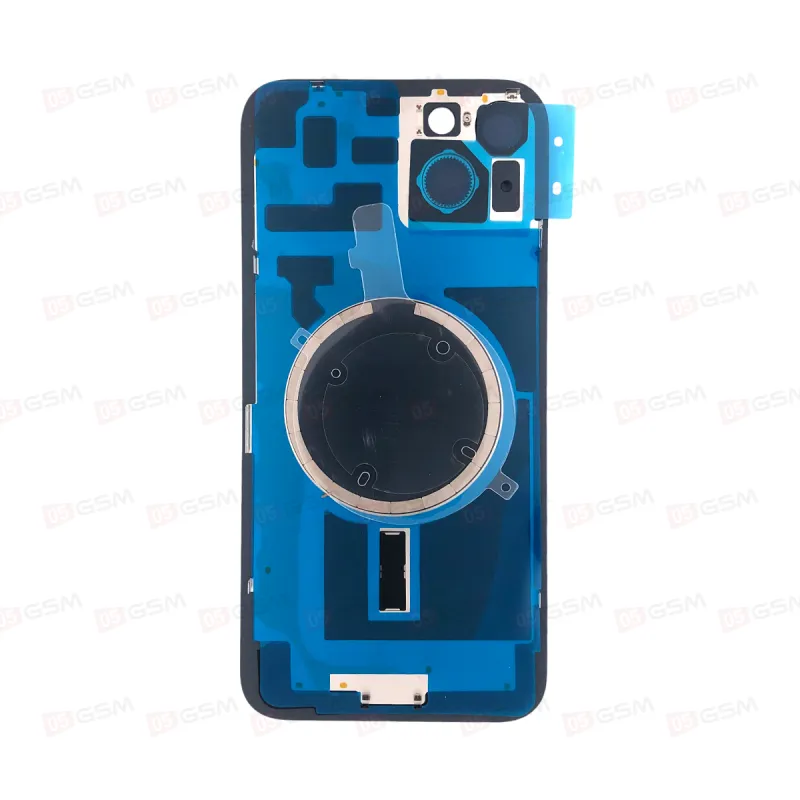 Крышка iPhone 14 Plus со стеклами и магнитами (Midnight/Черный; оригинал; монолит) фото в интернет-магазине 05gsm.ru