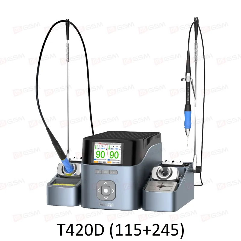Паяльная станция Aixun T420D (Ручки 115+245 и 6 жал) фото в интернет-магазине 05gsm.ru
