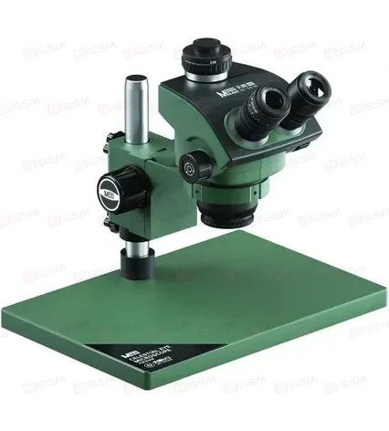 Микроскоп тринокулярный MaAnt Sky Eye M3 с подсветкой (7-50X; зеленый) фото в интернет-магазине 05gsm.ru