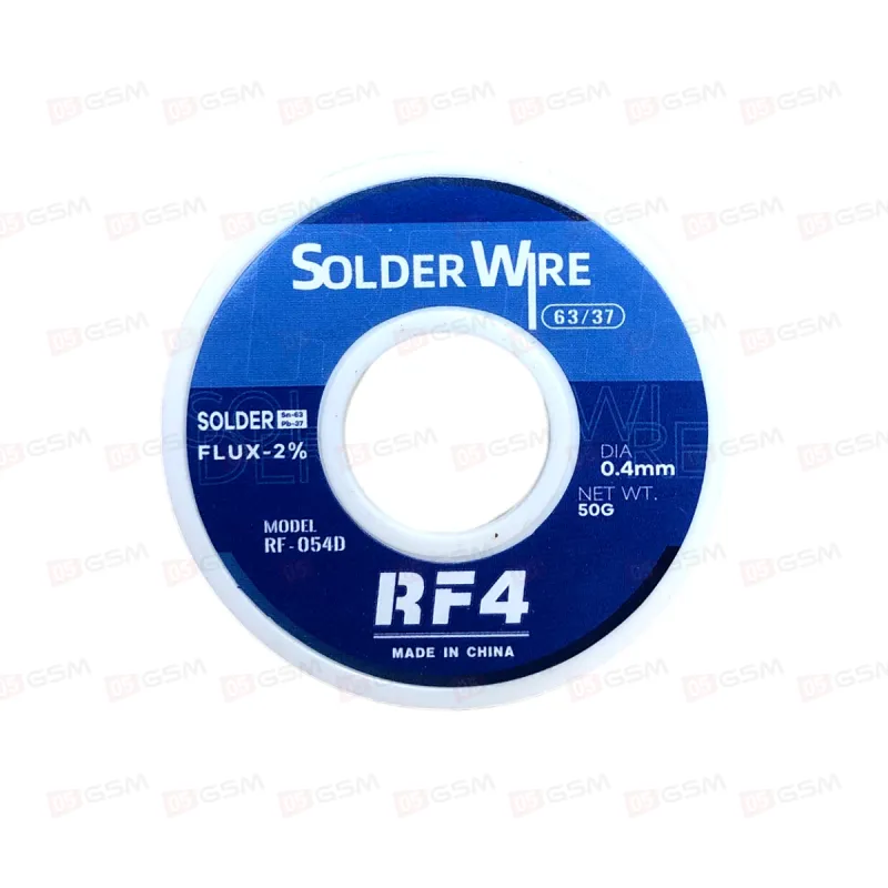 Припой в катушке RF4 RF-054D (0.4 мм; 50 г) фото в интернет-магазине 05gsm.ru