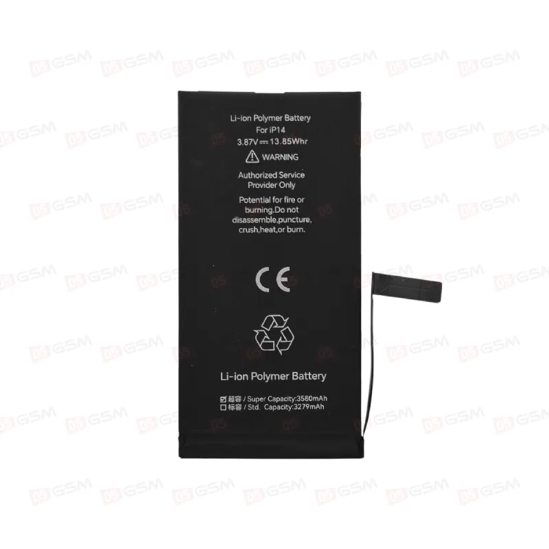 Аккумулятор со статусом подлинной детали iPhone 14 (JCID; Genuine; High capacity; 3580 мАч) фото в интернет-магазине 05gsm.ru